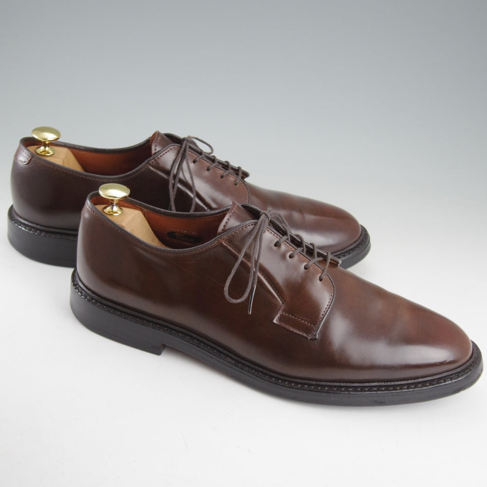 ★(米)アレンエドモンズ 10C【現行定価24万円程度★コードバン/ブラウン色/Leeds】リーズ/プレーントゥ/濃茶/メンズ/ALLEN EDMONDS★o729
