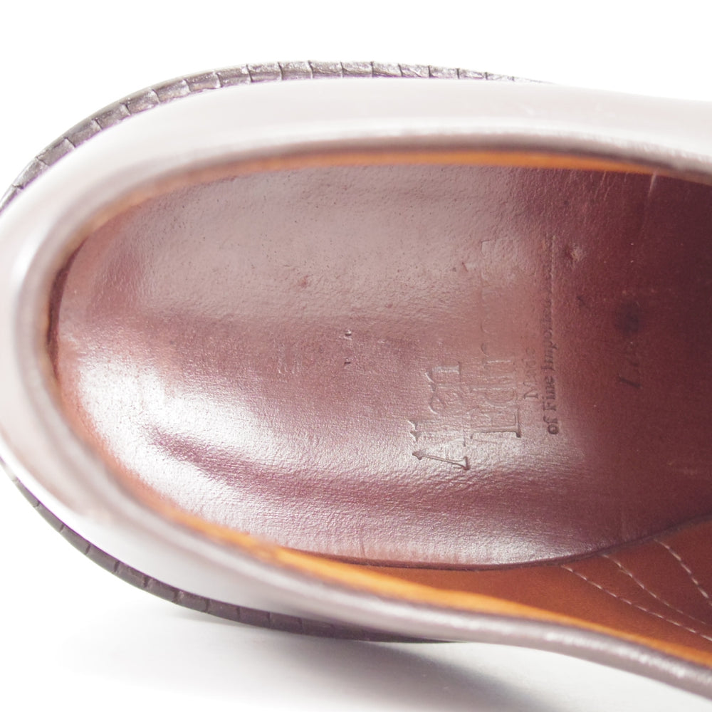 ★(米)アレンエドモンズ 10C【現行定価24万円程度★コードバン/ブラウン色/Leeds】リーズ/プレーントゥ/濃茶/メンズ/ALLEN EDMONDS★o729