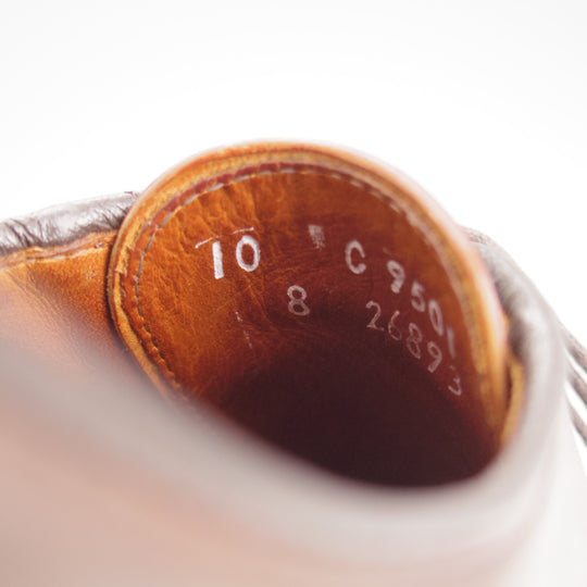 ★(米)アレンエドモンズ 10C【現行定価24万円程度★コードバン/ブラウン色/Leeds】リーズ/プレーントゥ/濃茶/メンズ/ALLEN EDMONDS★o729