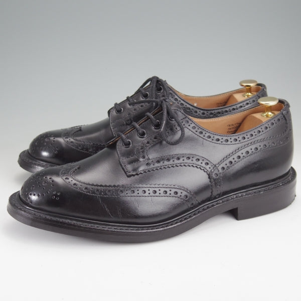 極上★トリッカーズ SIZE 9.5【定価￥132,000-★ダイナイトソール/BOURTON】バートン/5633/ボックスカーフ/黒/メンズ/Tricker's★n172
