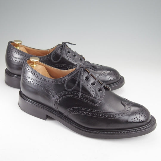 極上★トリッカーズ SIZE 9.5【定価￥132,000-★ダイナイトソール/BOURTON】バートン/5633/ボックスカーフ/黒/メンズ/Tricker's★n172
