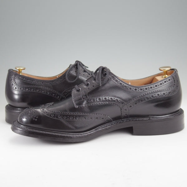 極上★トリッカーズ SIZE 9.5【定価￥132,000-★ダイナイトソール/BOURTON】バートン/5633/ボックスカーフ/黒/メンズ/Tricker's★n172