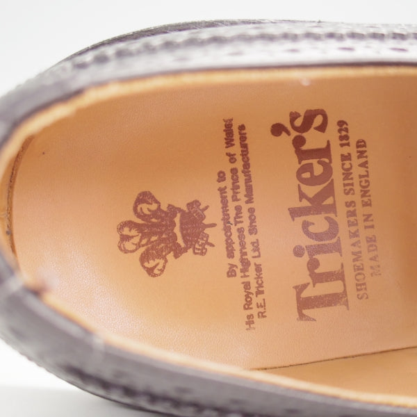 極上★トリッカーズ SIZE 9.5【定価￥132,000-★ダイナイトソール/BOURTON】バートン/5633/ボックスカーフ/黒/メンズ/Tricker's★n172