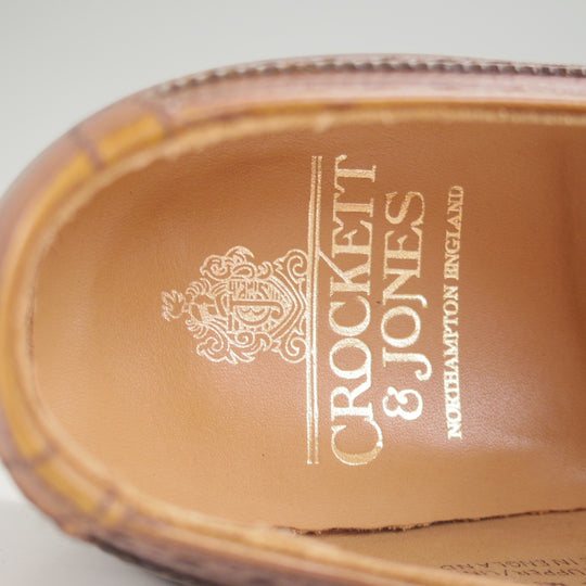 美品★クロケット&ジョーンズ 9.5E【定価￥154,000-★WESTFIELD 2/ウエストフィールド】379ラスト/セミブローグ/濃茶/Crockett&Jones★p308