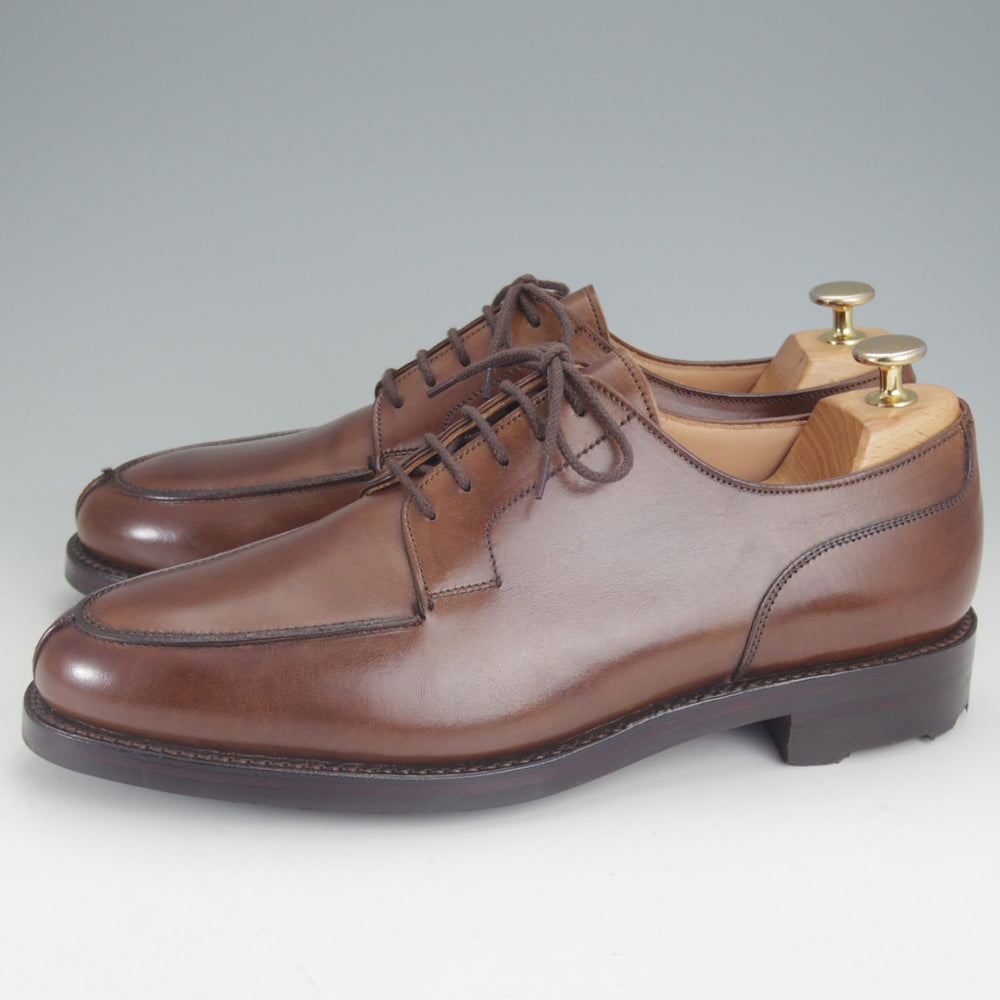 極美品★クロケット&ジョーンズ 8.5E【定価￥154,000-★モールトン/MORETON/リッジウェイソール】292ラスト/Uチップ/カーフ/濃茶/メンズ★p309