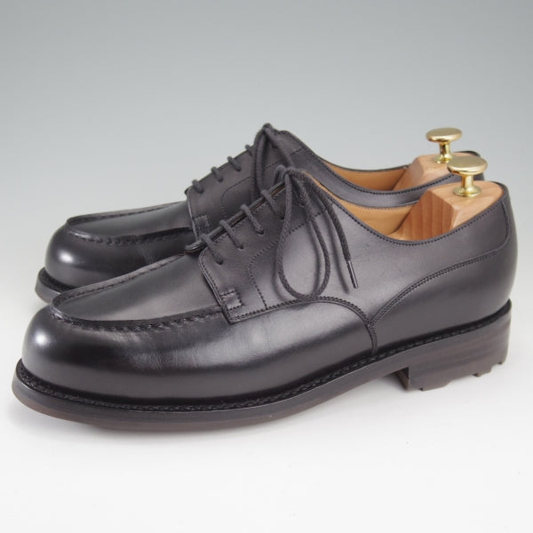 極美品★J.M.ウエストン 7.5D【定価￥176,000-★ゴルフ/GOLF】641/31ラスト/Uチップ/黒/Weston/ウェストン★n688