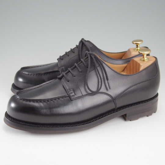 極美品★J.M.ウエストン 7.5D【定価￥176,000-★ゴルフ/GOLF】641/31ラスト/Uチップ/黒/Weston/ウェストン★n688