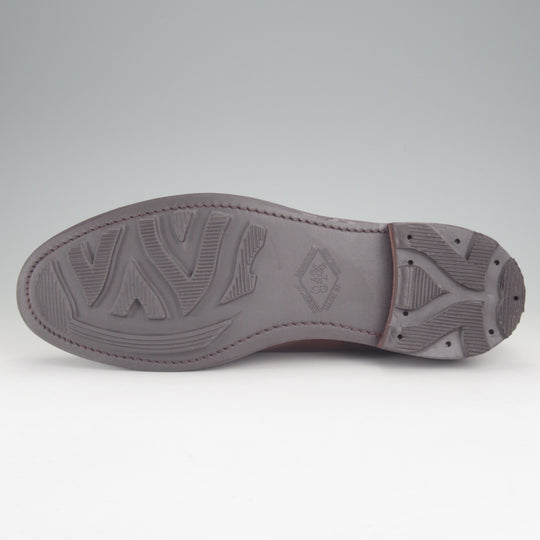 極美品★クロケット&ジョーンズ 8.5E【定価￥154,000-★モールトン/MORETON/リッジウェイソール】292ラスト/Uチップ/カーフ/濃茶/メンズ★p309