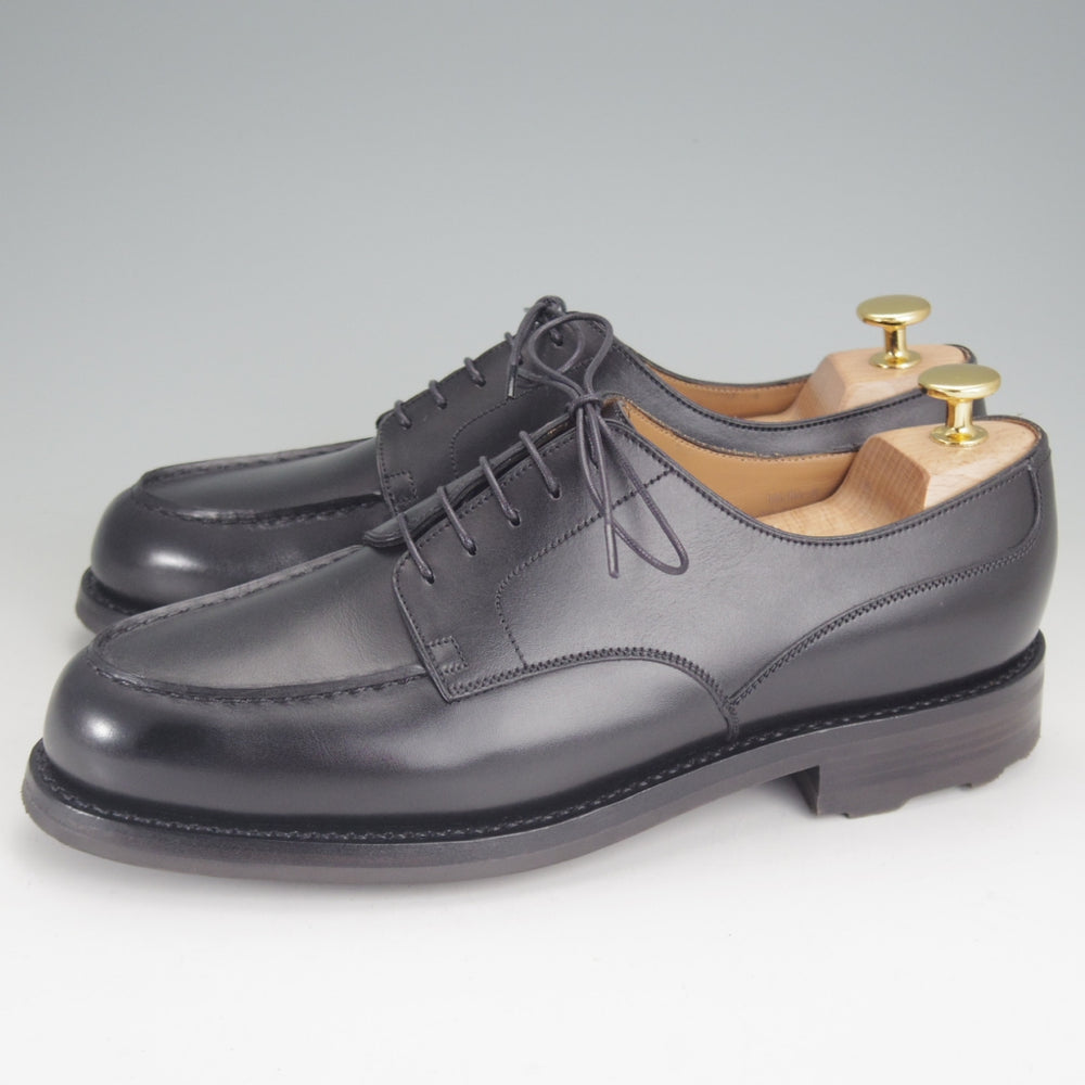 美品★J.M.ウエストン 7C【定価￥187,000-★ゴルフ/GOLF】641/31ラスト/Uチップ/ボックスカーフ/黒/メンズ/Weston/ウェストン★p310