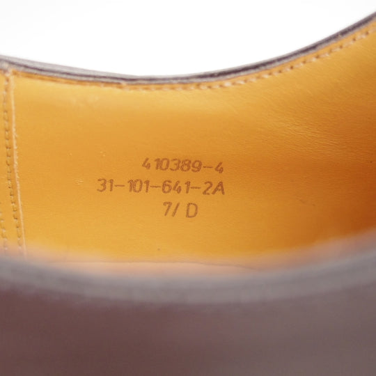 極美品★J.M.ウエストン 7.5D【定価￥176,000-★ゴルフ/GOLF】641/31ラスト/Uチップ/黒/Weston/ウェストン★n688