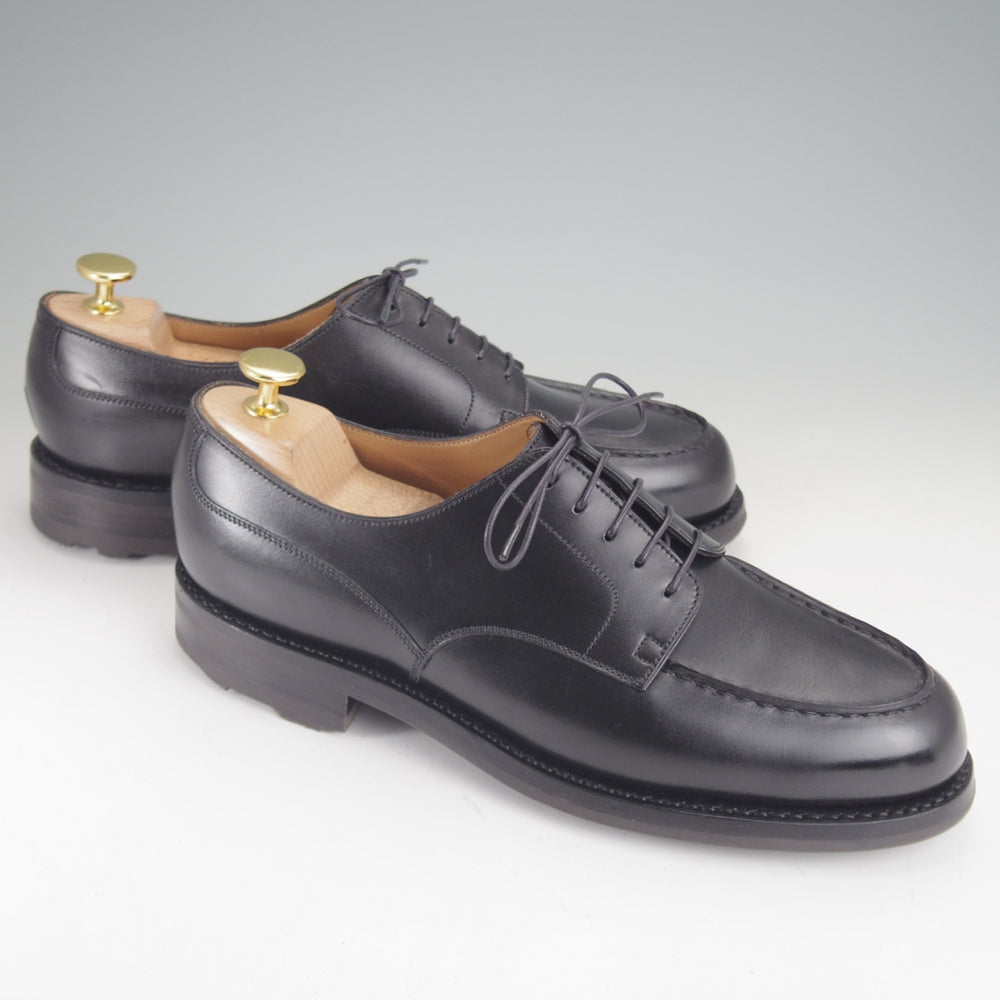美品★J.M.ウエストン 7C【定価￥187,000-★ゴルフ/GOLF】641/31ラスト/Uチップ/ボックスカーフ/黒/メンズ/Weston/ウェストン★p310