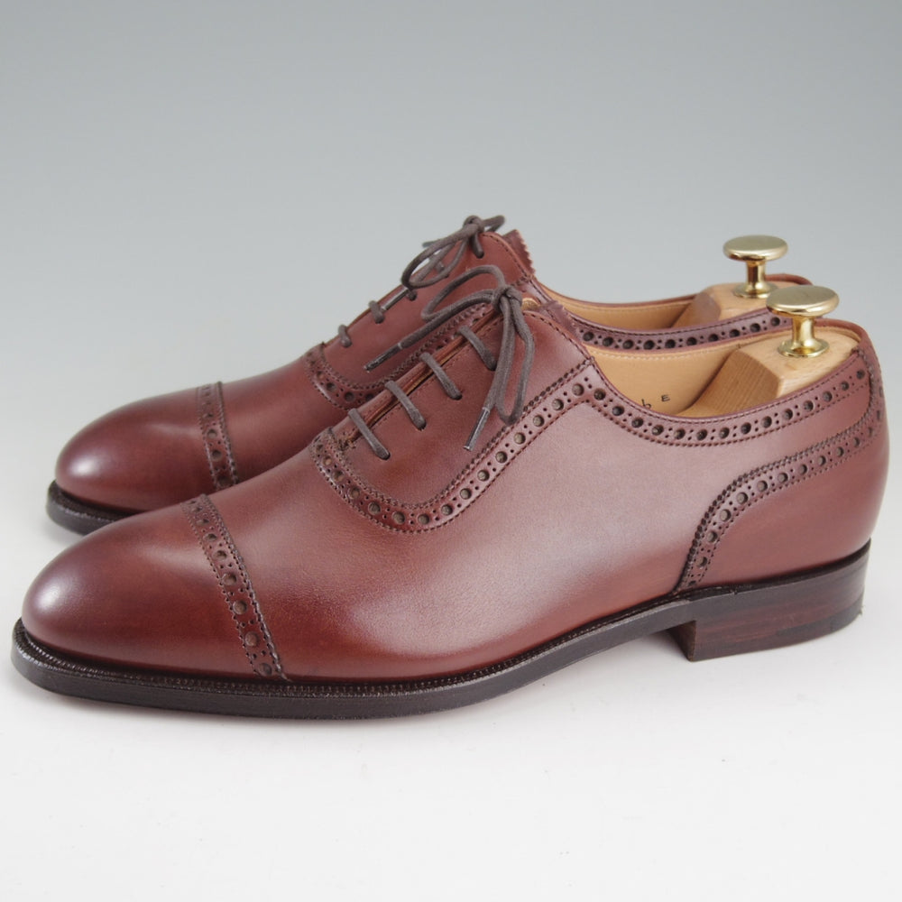 未使用★クロケット&ジョーンズ 6E【定価￥148,500-★マスターロイド/SURREY/ハンドグレード】カーフ/茶/メンズ/Crockett&Jones★o733