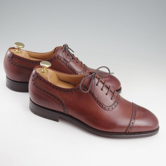 未使用★クロケット&ジョーンズ 6E【定価￥148,500-★マスターロイド/SURREY/ハンドグレード】カーフ/茶/メンズ/Crockett&Jones★o733