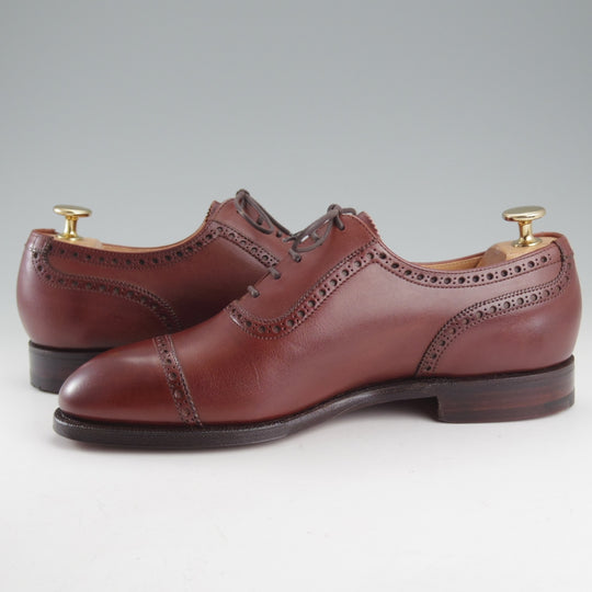 未使用★クロケット&ジョーンズ 6E【定価￥148,500-★マスターロイド/SURREY/ハンドグレード】カーフ/茶/メンズ/Crockett&Jones★o733