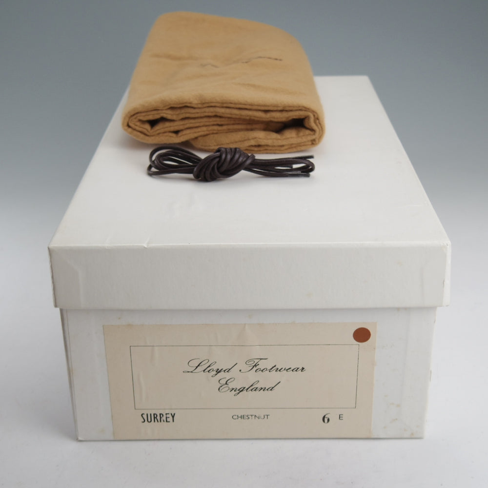 未使用★クロケット&ジョーンズ 6E【定価￥148,500-★マスターロイド/SURREY/ハンドグレード】カーフ/茶/メンズ/Crockett&Jones★o733