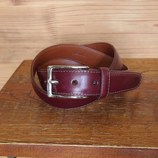 未使用★オールデン 32インチ【貴重★レザー/ベルト/MB0112】本革/茶/赤茶/メンズ/ALDEN★n188