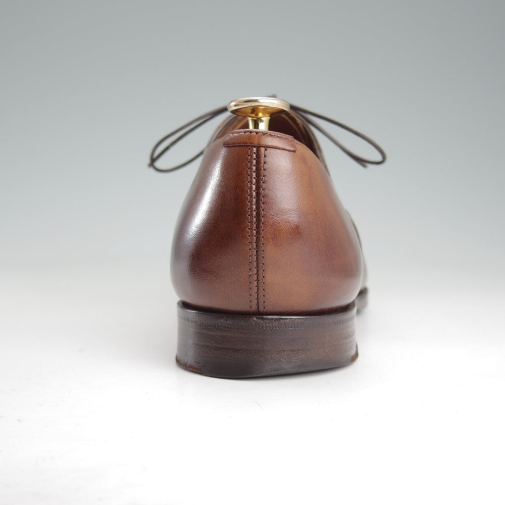 極上★エドワードグリーン 6E【現行定価￥257,400-★BERKELEY/202ラスト】バークレー/パンチドキャップトゥ/濃茶/EDWARD GREEN★o735