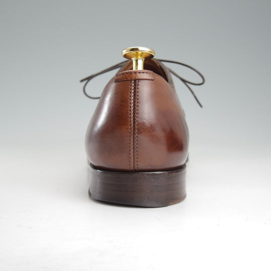 極上★エドワードグリーン 6E【現行定価￥257,400-★BERKELEY/202ラスト】バークレー/パンチドキャップトゥ/濃茶/EDWARD GREEN★o735