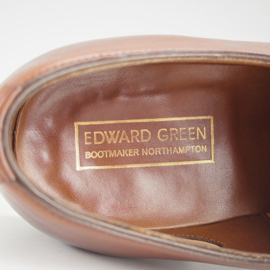 極上★エドワードグリーン 6E【現行定価￥257,400-★BERKELEY/202ラスト】バークレー/パンチドキャップトゥ/濃茶/EDWARD GREEN★o735