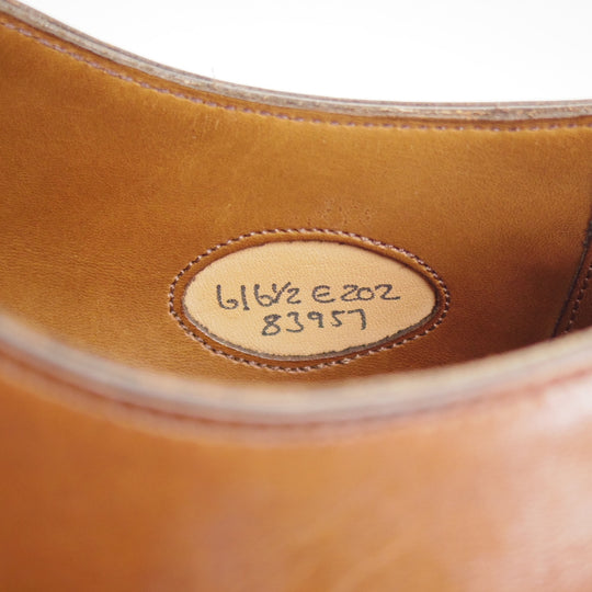 極上★エドワードグリーン 6E【現行定価￥257,400-★BERKELEY/202ラスト】バークレー/パンチドキャップトゥ/濃茶/EDWARD GREEN★o735