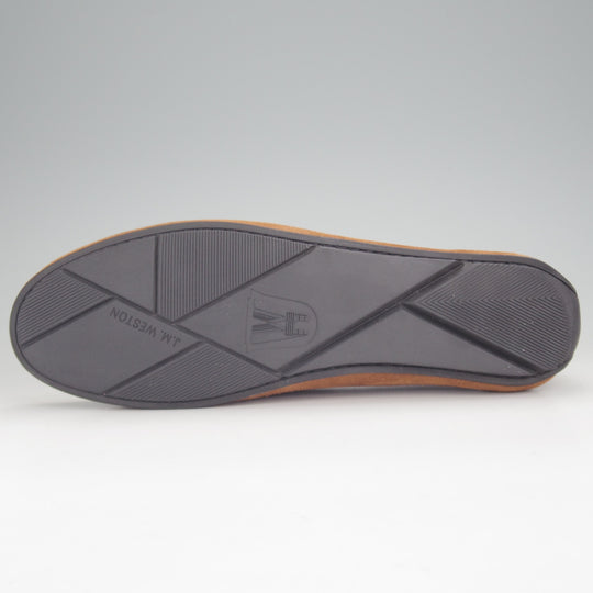 極美品★J.M.ウエストン SIZE 7.5【定価￥104,500-★ドライビングシューズ/932 】ローファー/スエード/茶/メンズ/Weston/ウェストン★p314