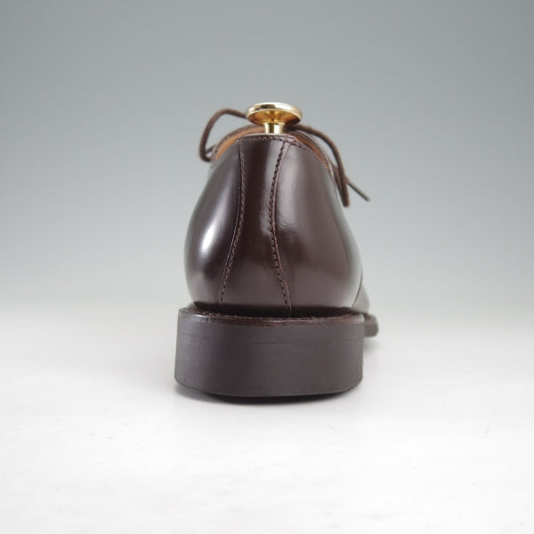極美品★(英)アルフレッド・サージェント 6F【貴重★(仏)BOWEN別注/ストレートチップ】ポリッシュレザー/濃茶/ALFRED SARGENT★n692