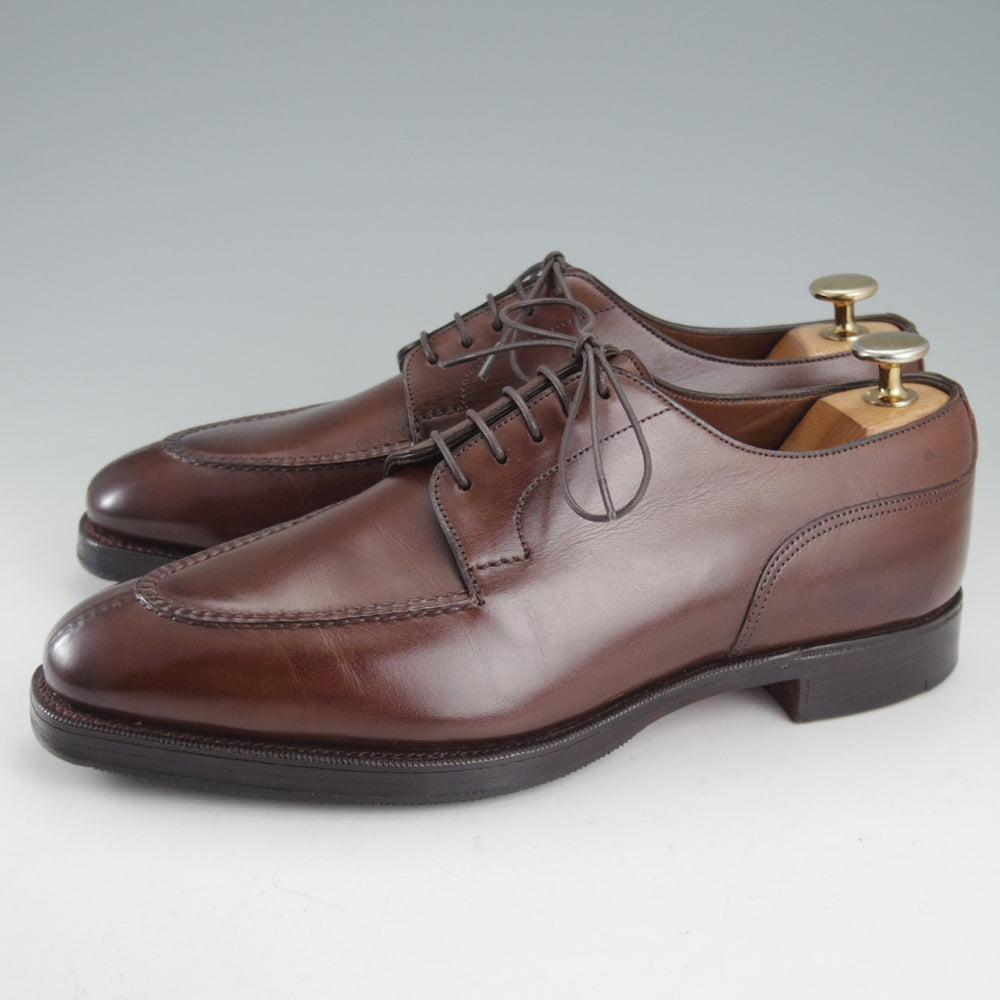 極上★エドワードグリーン 6E【現行定価￥324,500-★DOVER/ドーバー/606ラスト】Uチップ/カーフ/濃茶/メンズ/EDWARD GREEN★o736