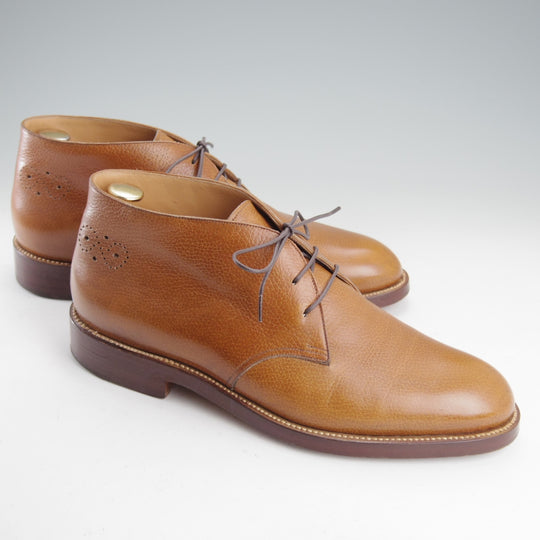 ★(伊)シルヴァノ・ラッタンジ SIZE 8【高額★オーダー品/ハンドソーンウェルテッド製法】チャッカブーツ/薄茶/Silvano Lattanzi★o180