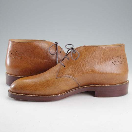 ★(伊)シルヴァノ・ラッタンジ SIZE 8【高額★オーダー品/ハンドソーンウェルテッド製法】チャッカブーツ/薄茶/Silvano Lattanzi★o180