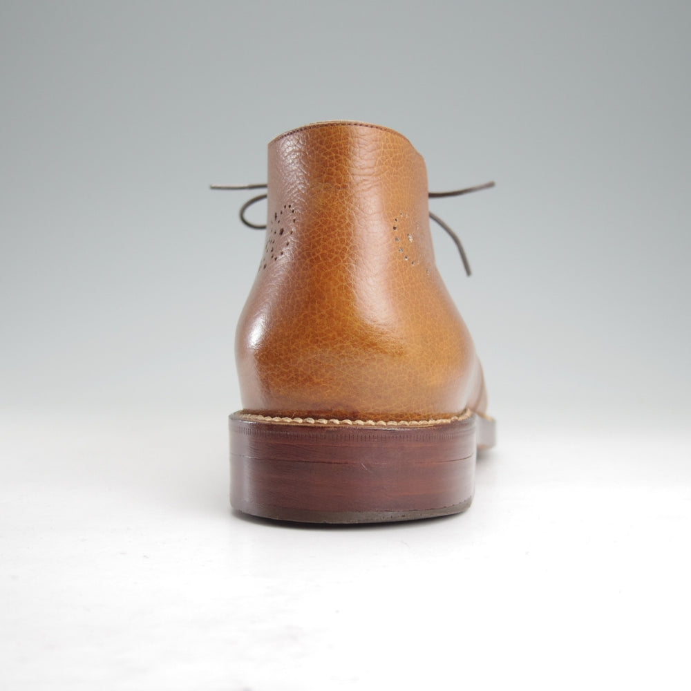 ★(伊)シルヴァノ・ラッタンジ SIZE 8【高額★オーダー品/ハンドソーンウェルテッド製法】チャッカブーツ/薄茶/Silvano Lattanzi★o180