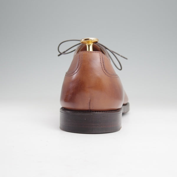 美品★エドワードグリーン 9F【現行定価￥308,000-★DOVER/ドーバー/202ラスト】スキンステッチ/Uチップ/カーフ/濃茶/EDWARD GREEN★n176