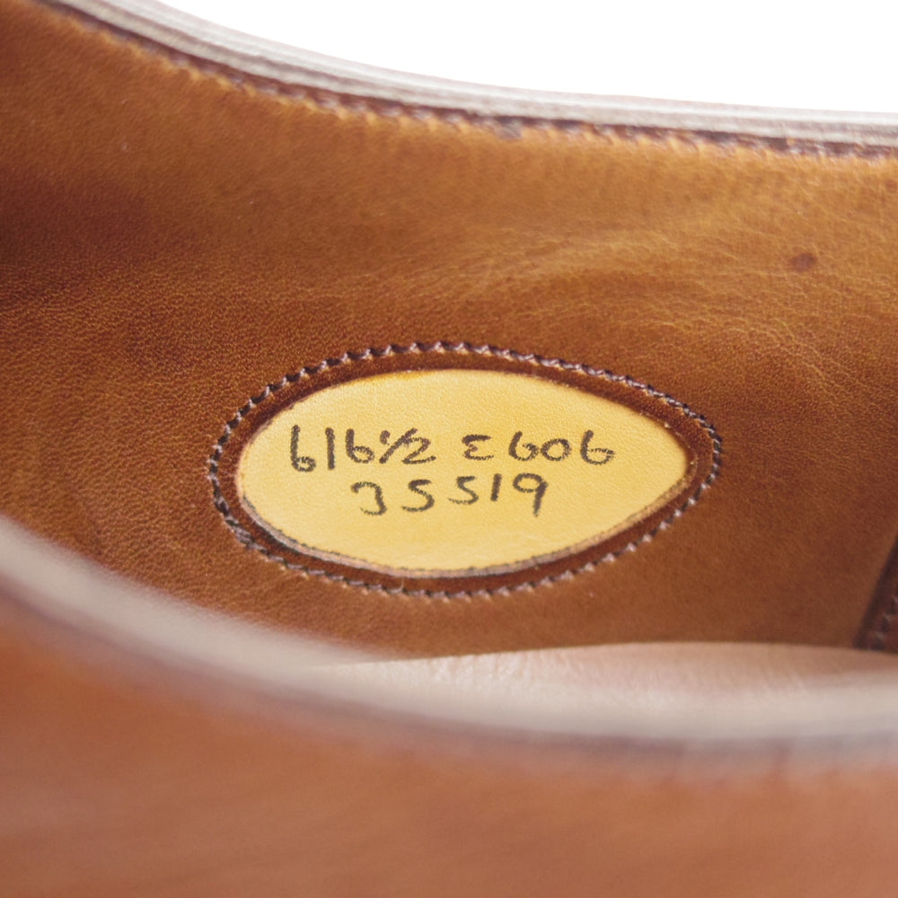 極上★エドワードグリーン 6E【現行定価￥324,500-★DOVER/ドーバー/606ラスト】Uチップ/カーフ/濃茶/メンズ/EDWARD GREEN★o736