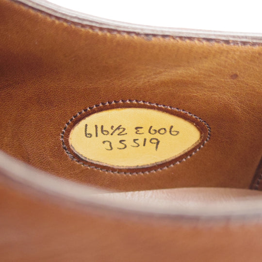 極上★エドワードグリーン 6E【現行定価￥324,500-★DOVER/ドーバー/606ラスト】Uチップ/カーフ/濃茶/メンズ/EDWARD GREEN★o736