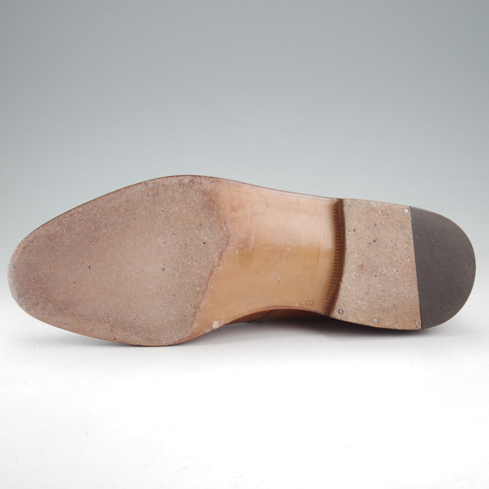 ★(伊)シルヴァノ・ラッタンジ SIZE 8【高額★オーダー品/ハンドソーンウェルテッド製法】チャッカブーツ/薄茶/Silvano Lattanzi★o180