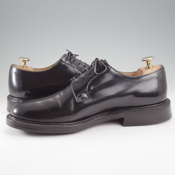 極上★チャーチ 70F/UK7【定価￥181,500-★SHANNON/シャノン】103ラスト/プレーントゥ/黒/メンズ/Church's★n693