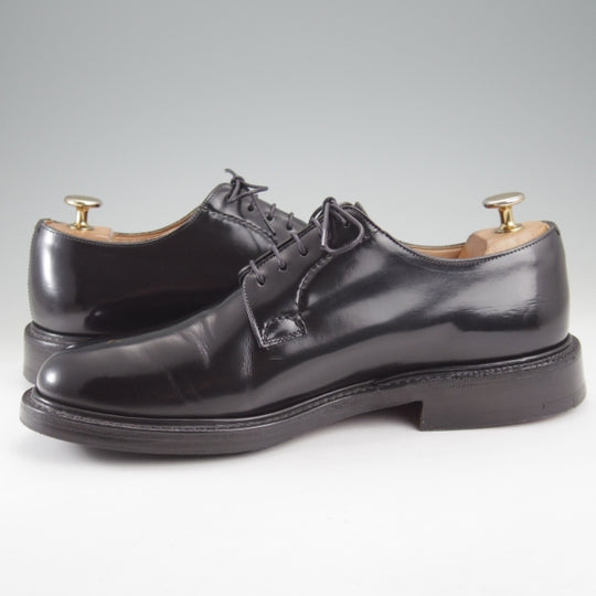 極上★チャーチ 70F/UK7【定価￥181,500-★SHANNON/シャノン】103ラスト/プレーントゥ/黒/メンズ/Church's★n693