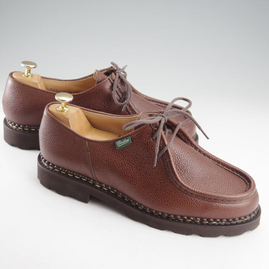 未使用★パラブーツ SIZE 42【定価￥94,600-★ミカエル/MICHAEL】チロリアンシューズ/グレインレザー/EBENE/濃茶/Paraboot★o181