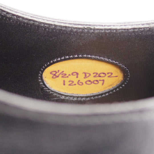 未使用★エドワードグリーン 8.5D【定価￥269,500-★チェルシー/CHELSEA/202ラスト】ストレートチップ/カーフ/黒/EDWARD GREEN★o737