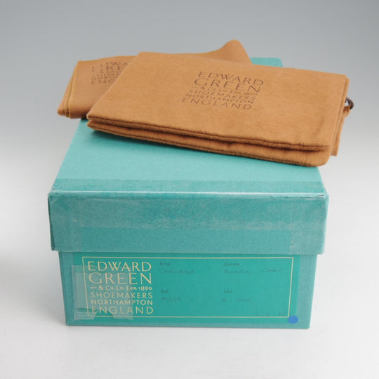 未使用★エドワードグリーン 8.5D【定価￥269,500-★チェルシー/CHELSEA/202ラスト】ストレートチップ/カーフ/黒/EDWARD GREEN★o737