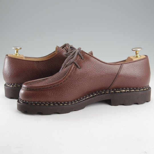 未使用★パラブーツ SIZE 42【定価￥94,600-★ミカエル/MICHAEL】チロリアンシューズ/グレインレザー/EBENE/濃茶/Paraboot★o181