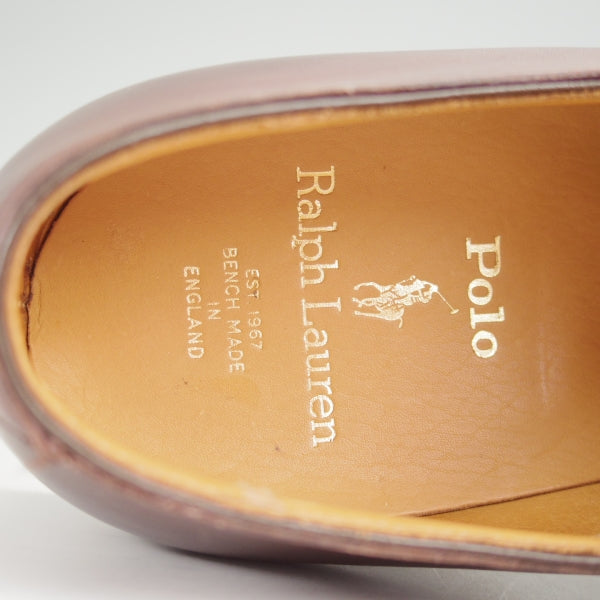 未使用★クロケット&ジョーンズ UK7.5/US8E【(米)ラルフローレン別注★POLO Ralph Lauren】モンクストラップ/濃茶/Crockett&Jones★n177