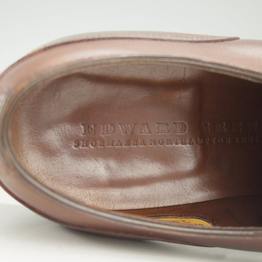 極上★エドワードグリーン 6E【現行定価￥324,500-★DOVER/ドーバー/606ラスト】Uチップ/カーフ/濃茶/メンズ/EDWARD GREEN★o736