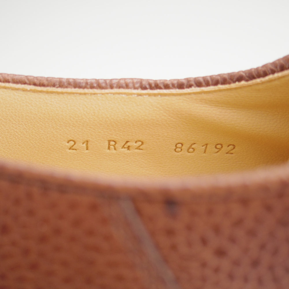 未使用★パラブーツ SIZE 42【定価￥94,600-★ミカエル/MICHAEL】チロリアンシューズ/グレインレザー/EBENE/濃茶/Paraboot★o181