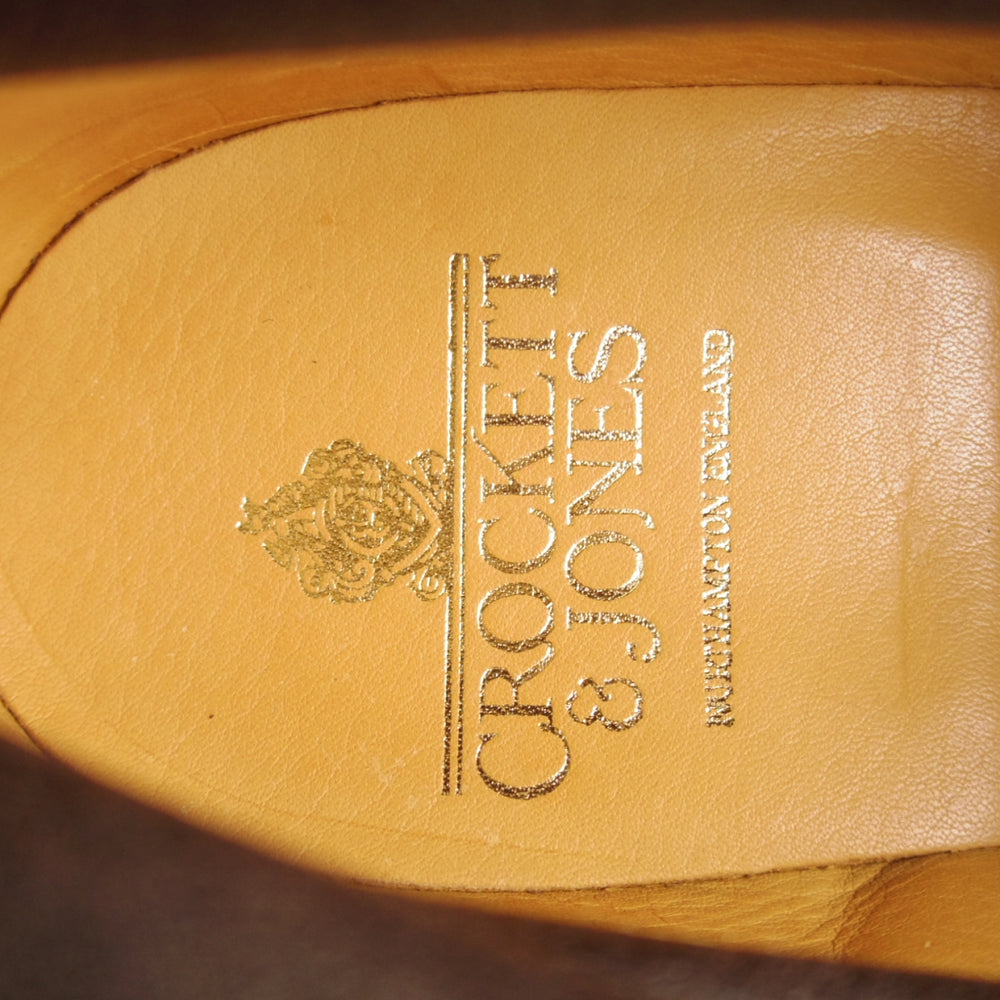 未使用★クロケット&ジョーンズ 6.5E【現行定価10万円以上★RADNOR/レースアップブーツ】228ラスト/スエード/濃茶/Crockett&Jones★o740