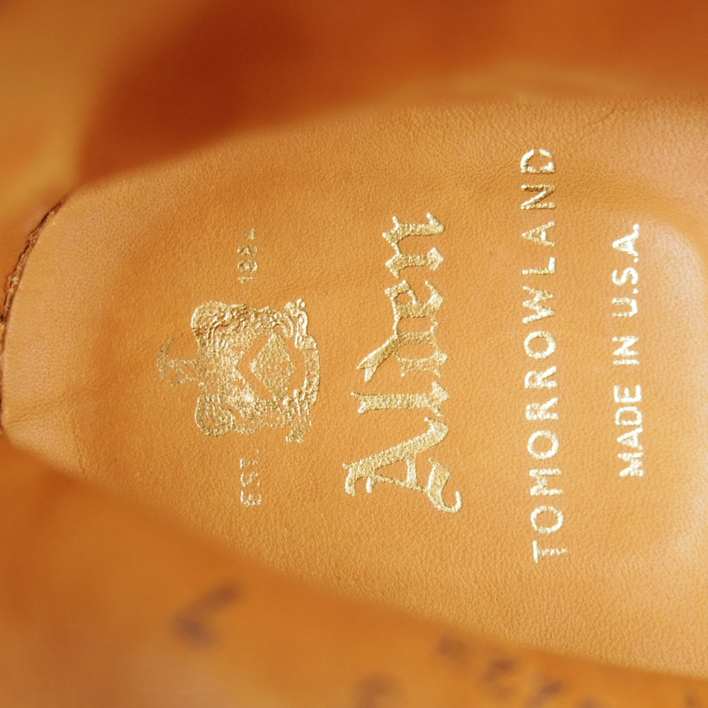 未使用★オールデン 6.5D【現行定価17万円以上★モディファイドラスト/トゥモローランド別注】41822H/ブーツ/スエード/茶/ALDEN★o743