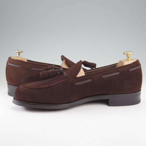 Carmina スエード ローファー penny_loafers_hazelnut_museum_