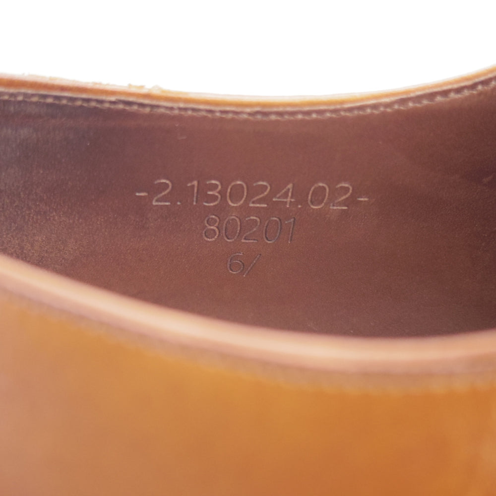 極上★(スペイン製)カルミナ SIZE 6.5【定価￥94,600-★パンチドキャップトゥ/80201】RAINラスト/ベガノカーフ/茶/CARMINA★p316