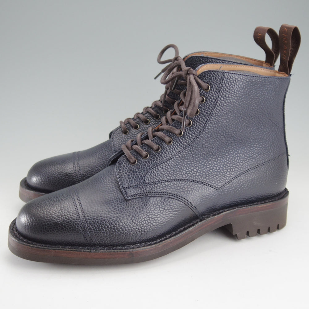 未使用★(英)チーニー 7F【定価￥104,500-★ブーツ版ケンゴン/ヴェルトショーン製法】PENNINE 2 C/コマンドソール/紺/CHEANEY★o182
