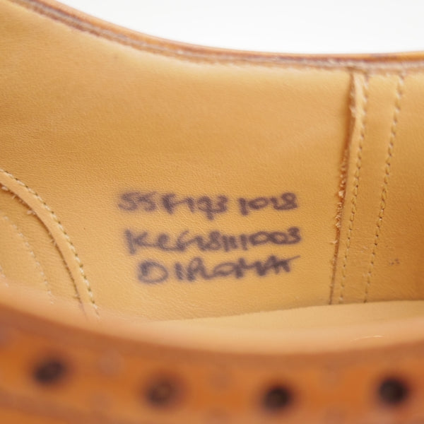 未使用★チャーチ 55F/UK5.5【定価￥176,000-★ディプロマット/DIPLOMAT】173ラスト/セミブローグ/ネバダカーフ/茶/Church's★n178