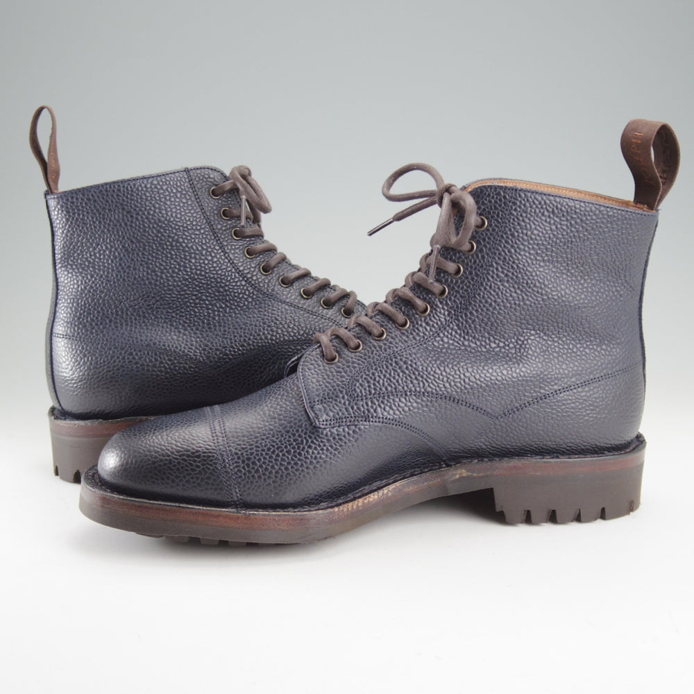 未使用★(英)チーニー 7F【定価￥104,500-★ブーツ版ケンゴン/ヴェルトショーン製法】PENNINE 2 C/コマンドソール/紺/CHEANEY★o182